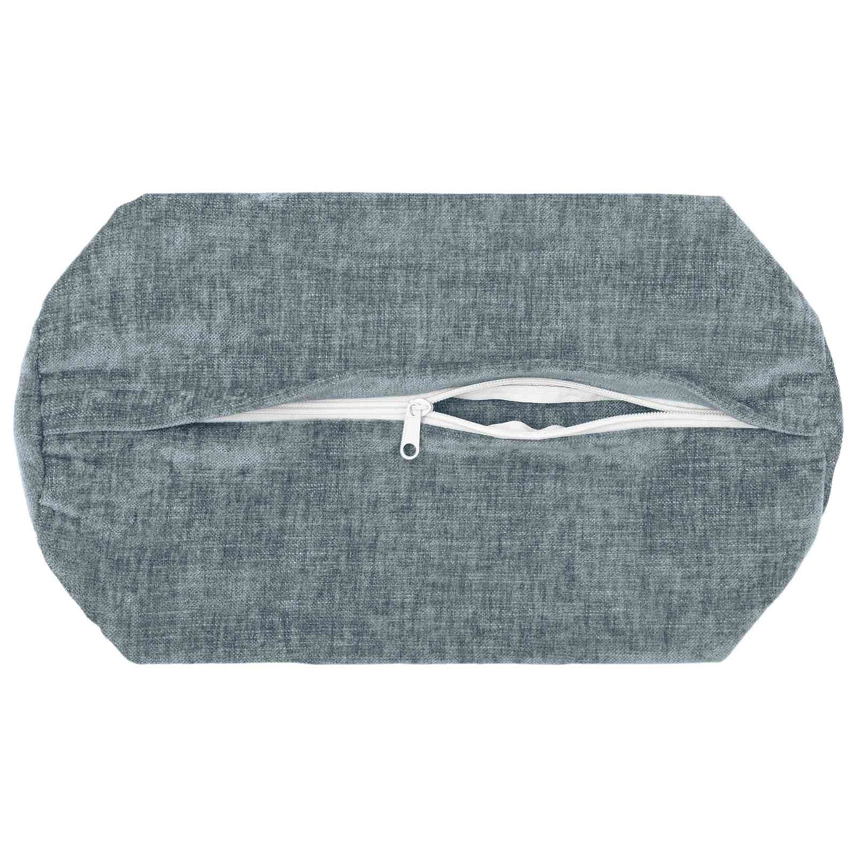 Pudebetræk 6 stk. HEERLEN Lyseblå Ø 15 x 40 cm Chenille Stof