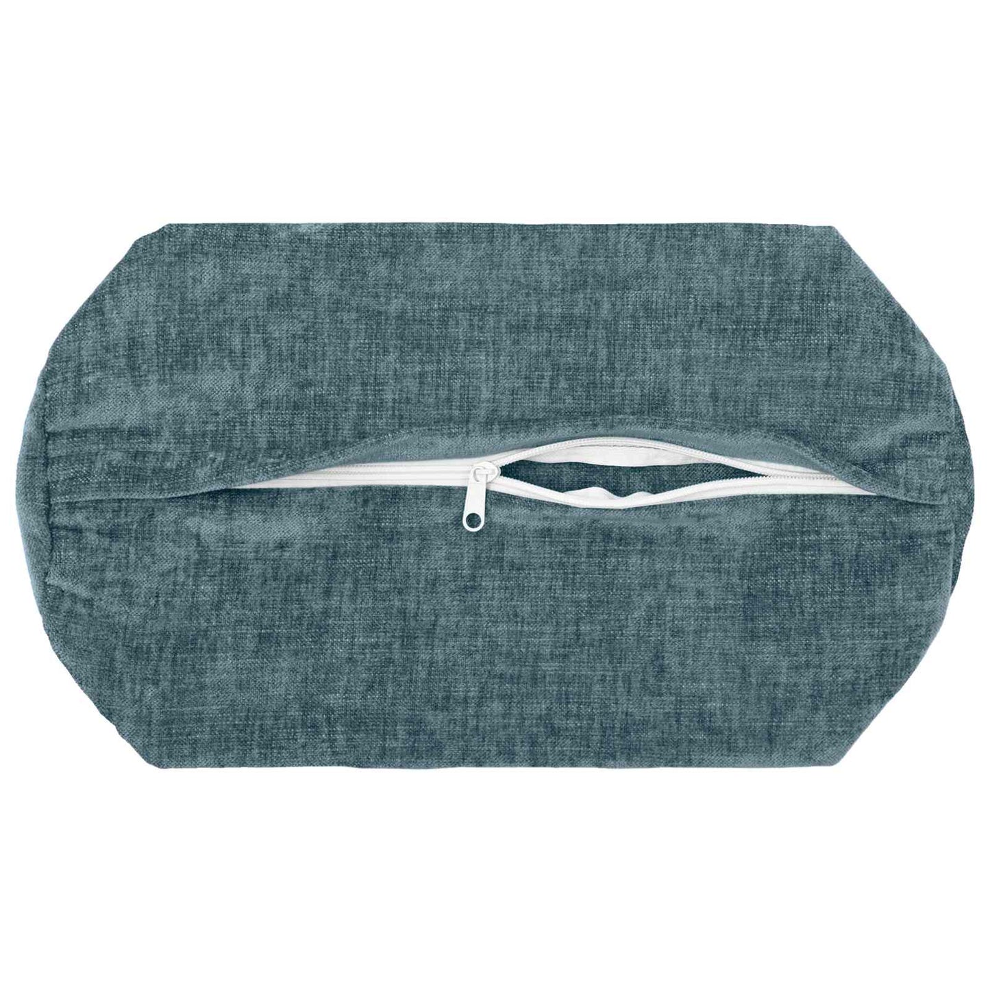 Pudebetræk 6 stk. HEERLEN Blå Ø 15 x 40 cm Chenille Stof