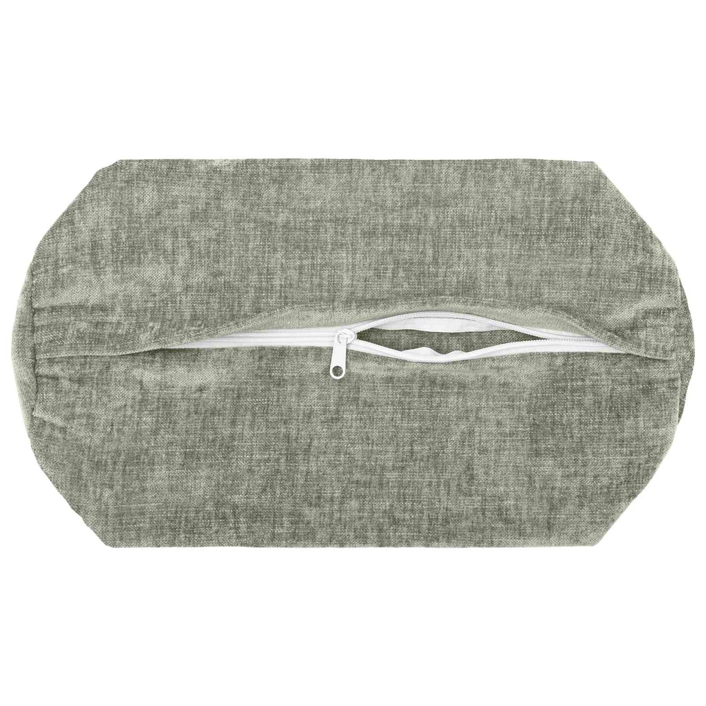 Pudebetræk 6 stk. HEERLEN Grøn Ø 15 x 40 cm Chenille Stof