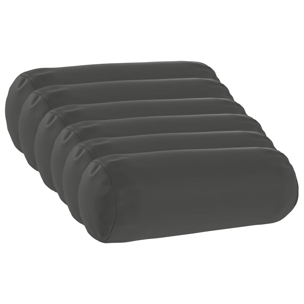 Pudebetræk 6 pcs HEERLEN Antracit Ø 15 x 40 cm Polyester