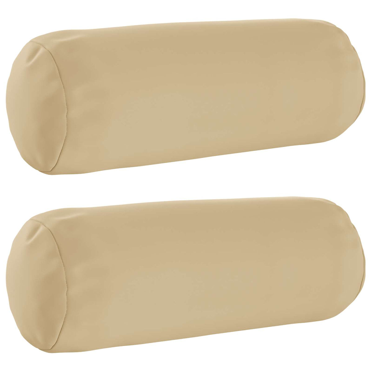 Pudebetræk 2 pcs HEERLEN Beige Ø 15 x 40 cm Polyester