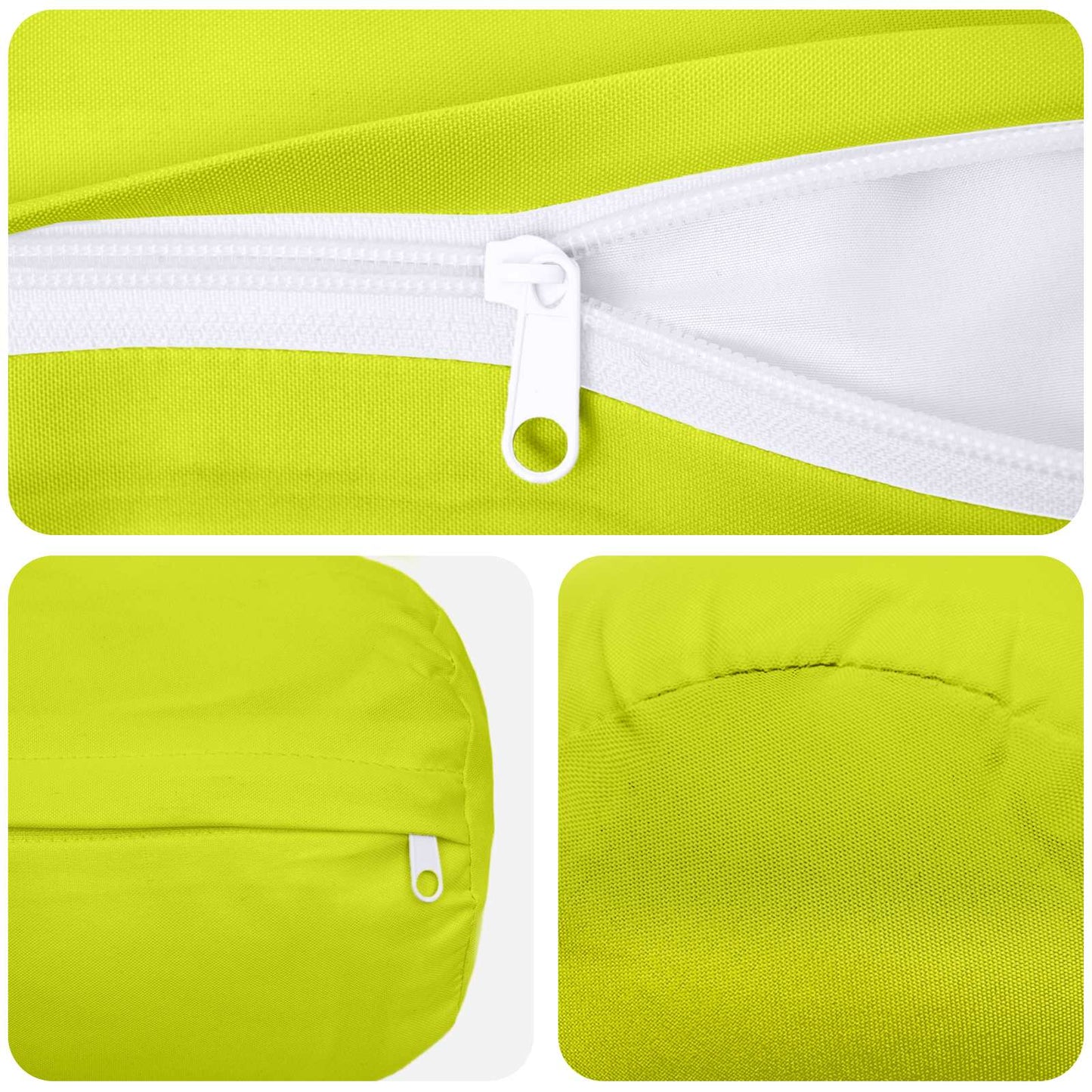 Pudebetræk 6 pcs HEERLEN Lys grøn Ø 15 x 40 cm Polyester