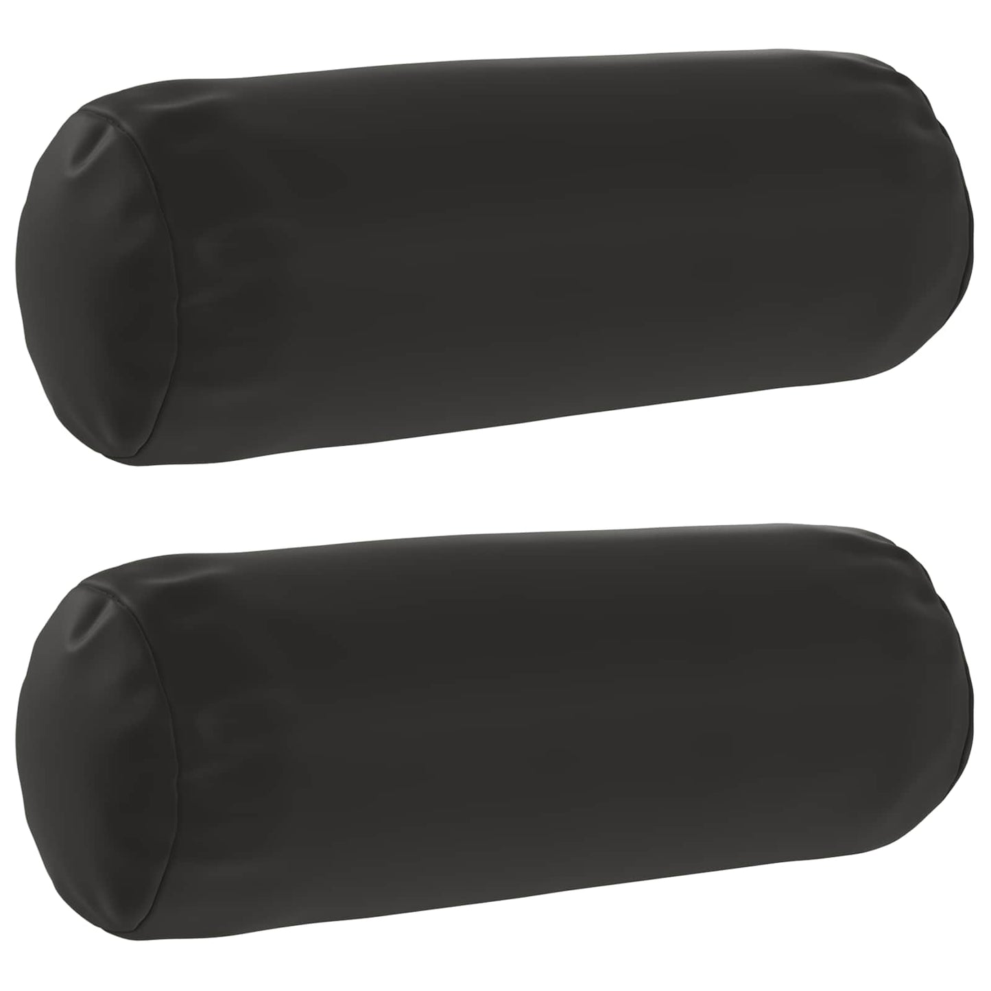 Pudebetræk 2 pcs HEERLEN Sort Ø 15 x 40 cm Polyester