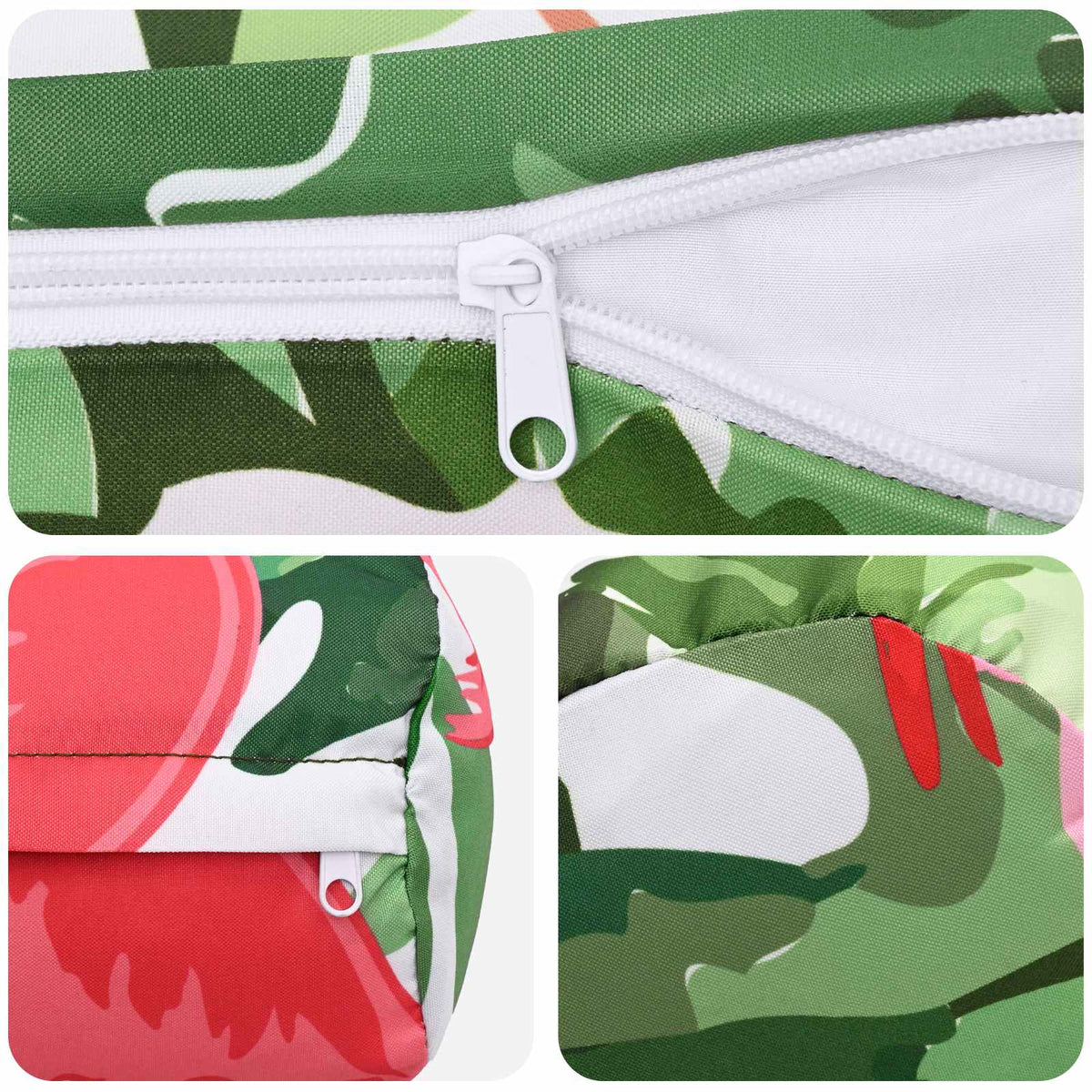 Pudebetræk 2 pcs HEERLEN Flerfarvet Ø 15 x 40 cm Polyester