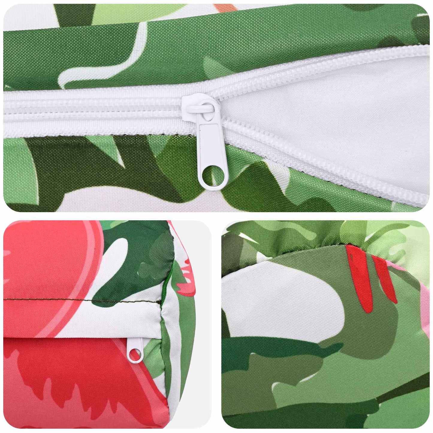 Pudebetræk 6 pcs HEERLEN Flerfarvet Ø 15 x 40 cm Polyester