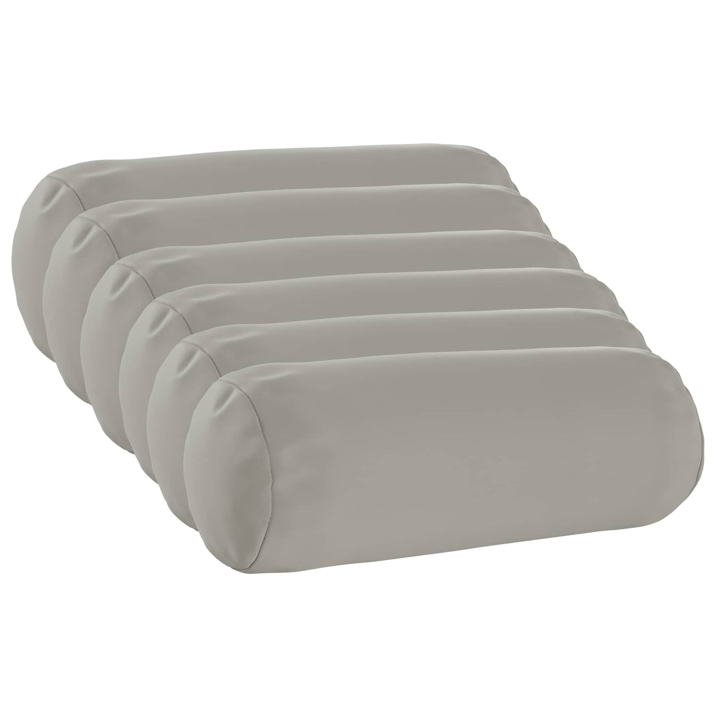 Pudebetræk 6 pcs HEERLEN Grå Ø 15 x 40 cm Polyester