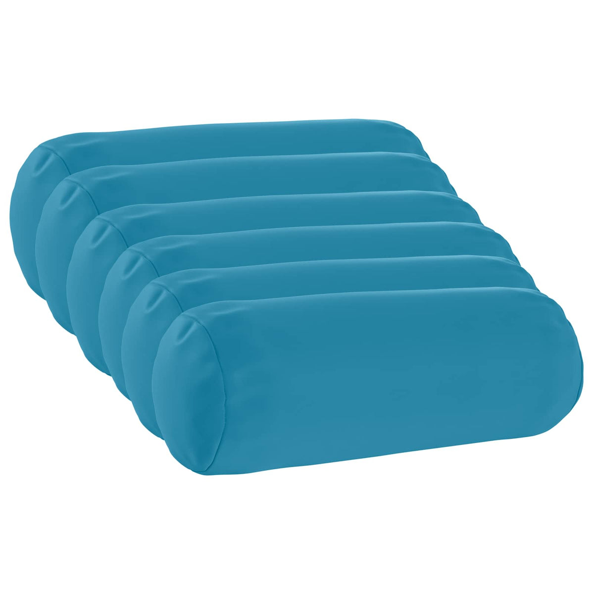 Pudebetræk 6 pcs HEERLEN Lyseblå Ø 15 x 40 cm Polyester