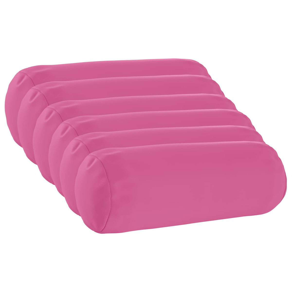 Pudebetræk 6 pcs HEERLEN Lyserød Ø 15 x 40 cm Polyester