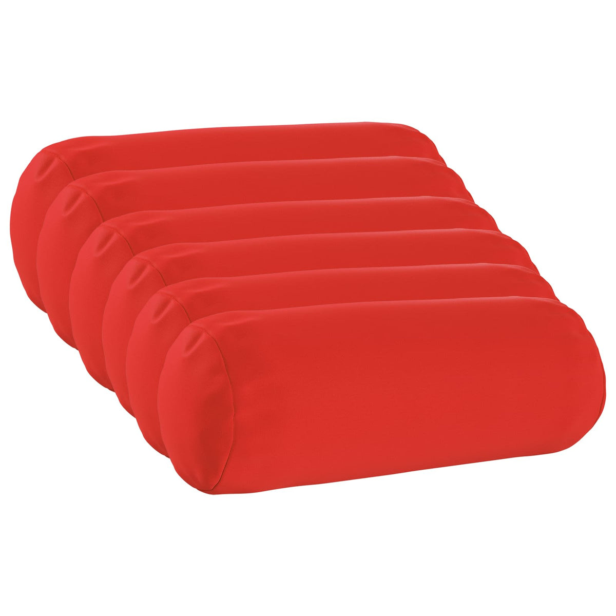 Pudebetræk 6 pcs HEERLEN Rød Ø 15 x 40 cm Polyester