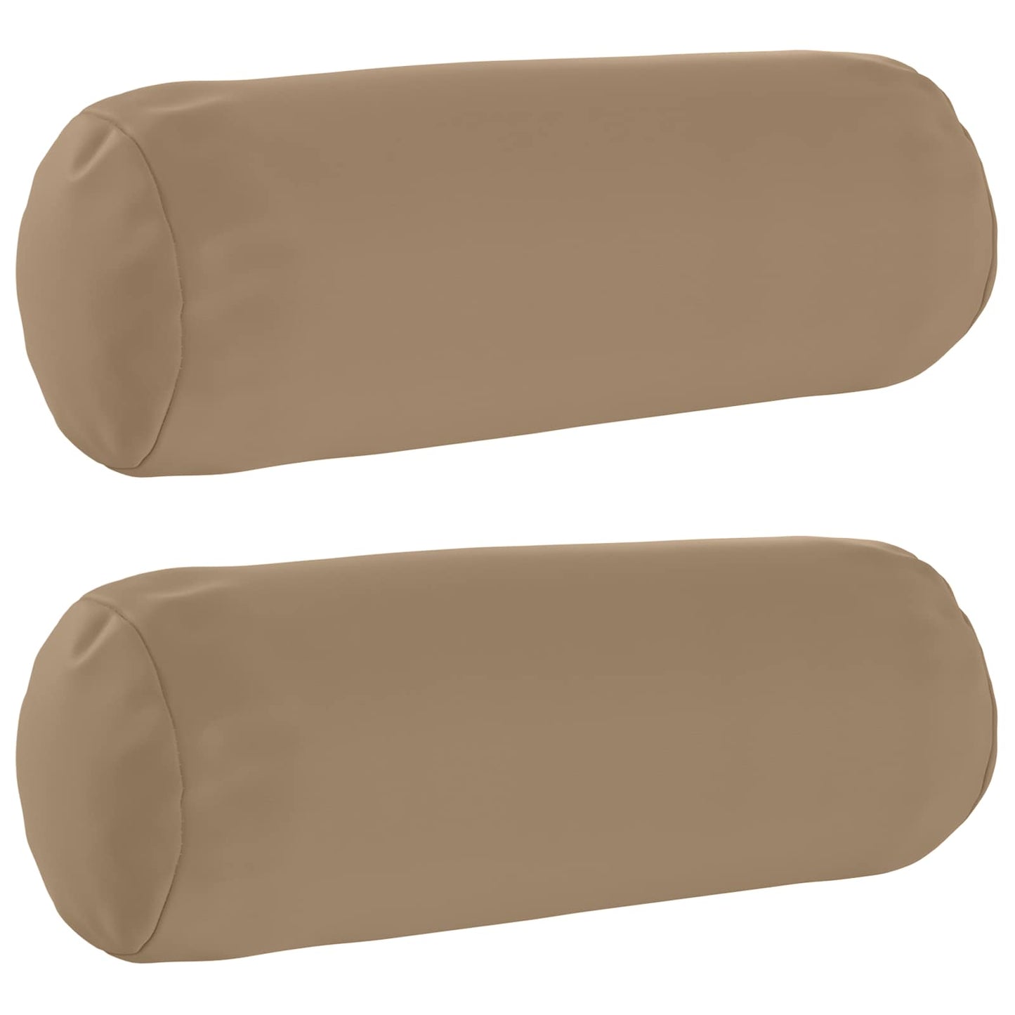 Pudebetræk 2 stk. HEERLEN Gråbrun Ø 15 x 40 cm Polyester