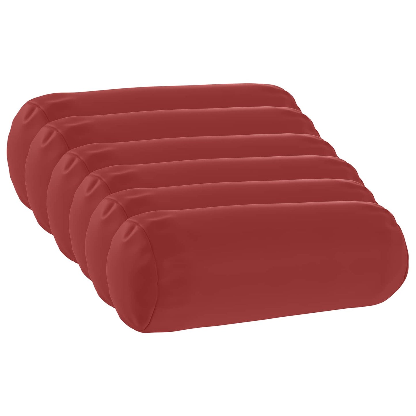 Pudebetræk 6 pcs HEERLEN Vinrød Ø 15 x 40 cm Polyester