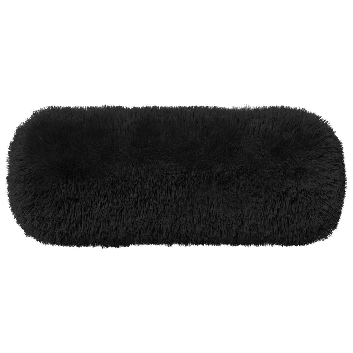 Pudebetræk 2 pcs HEERLEN Sort Ø 15 x 40 cm PV Fleece