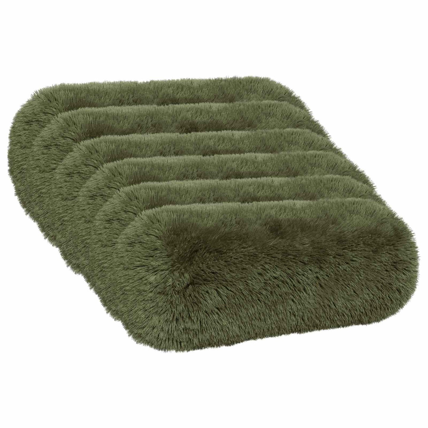 Pudebetræk 6 pcs HEERLEN Grøn Ø 15 x 40 cm PV Fleece