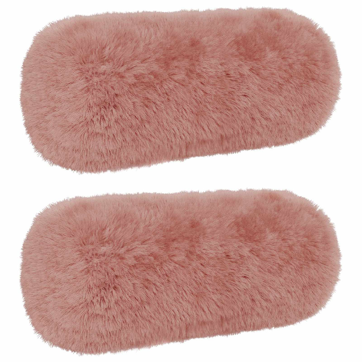 Pudebetræk 2 pcs HEERLEN Lyserød Ø 15 x 40 cm PV Fleece
