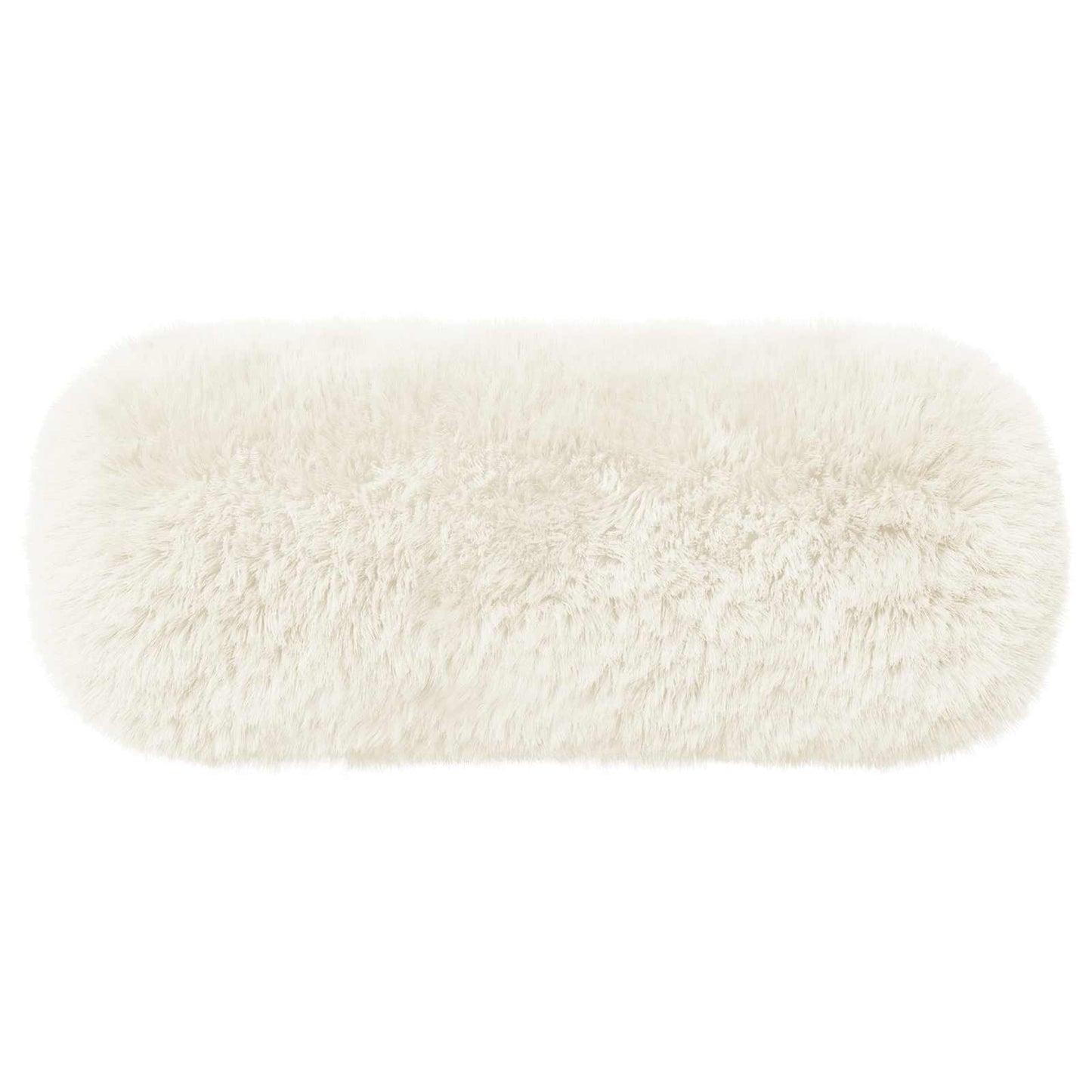 Pudebetræk 2 pcs HEERLEN Hvid Ø 15 x 40 cm PV Fleece