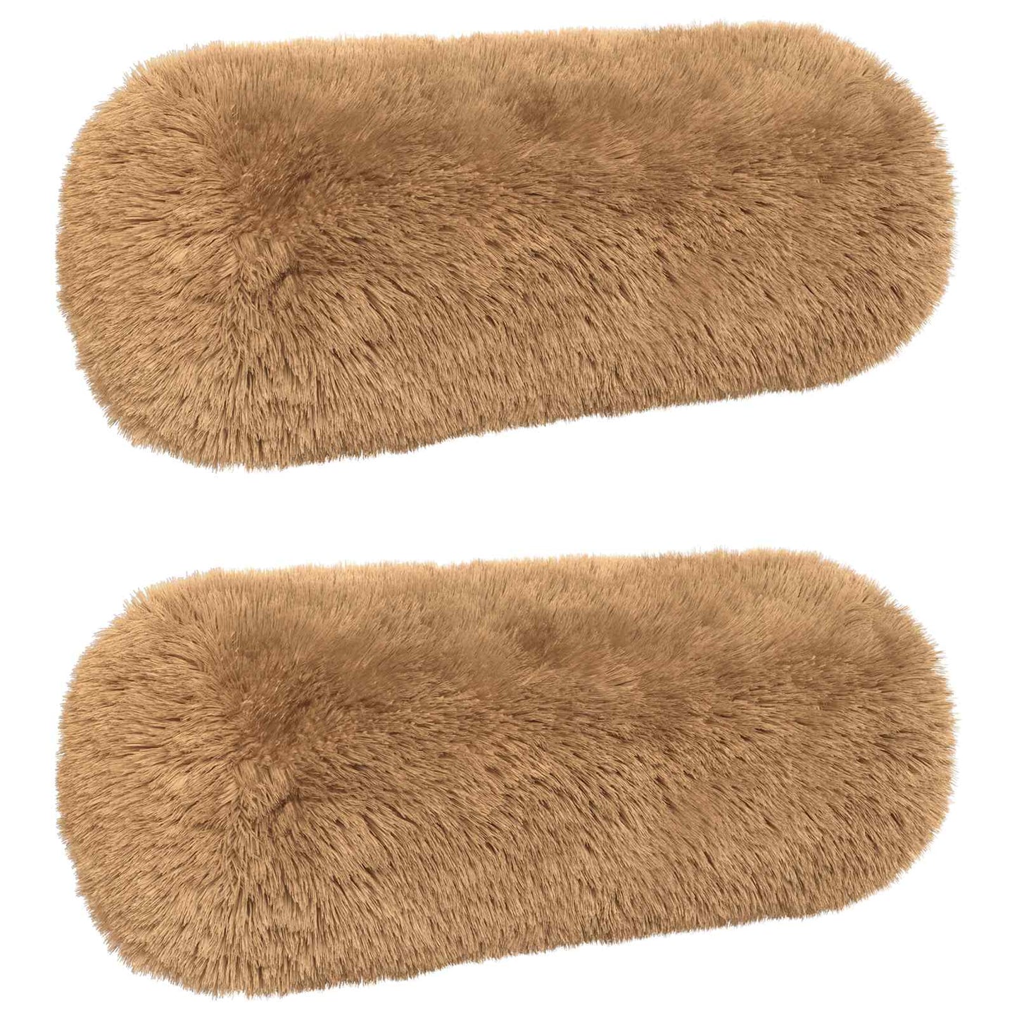 Pudebetræk 2 pcs HEERLEN Gråbrun Ø 15 x 40 cm PV Fleece