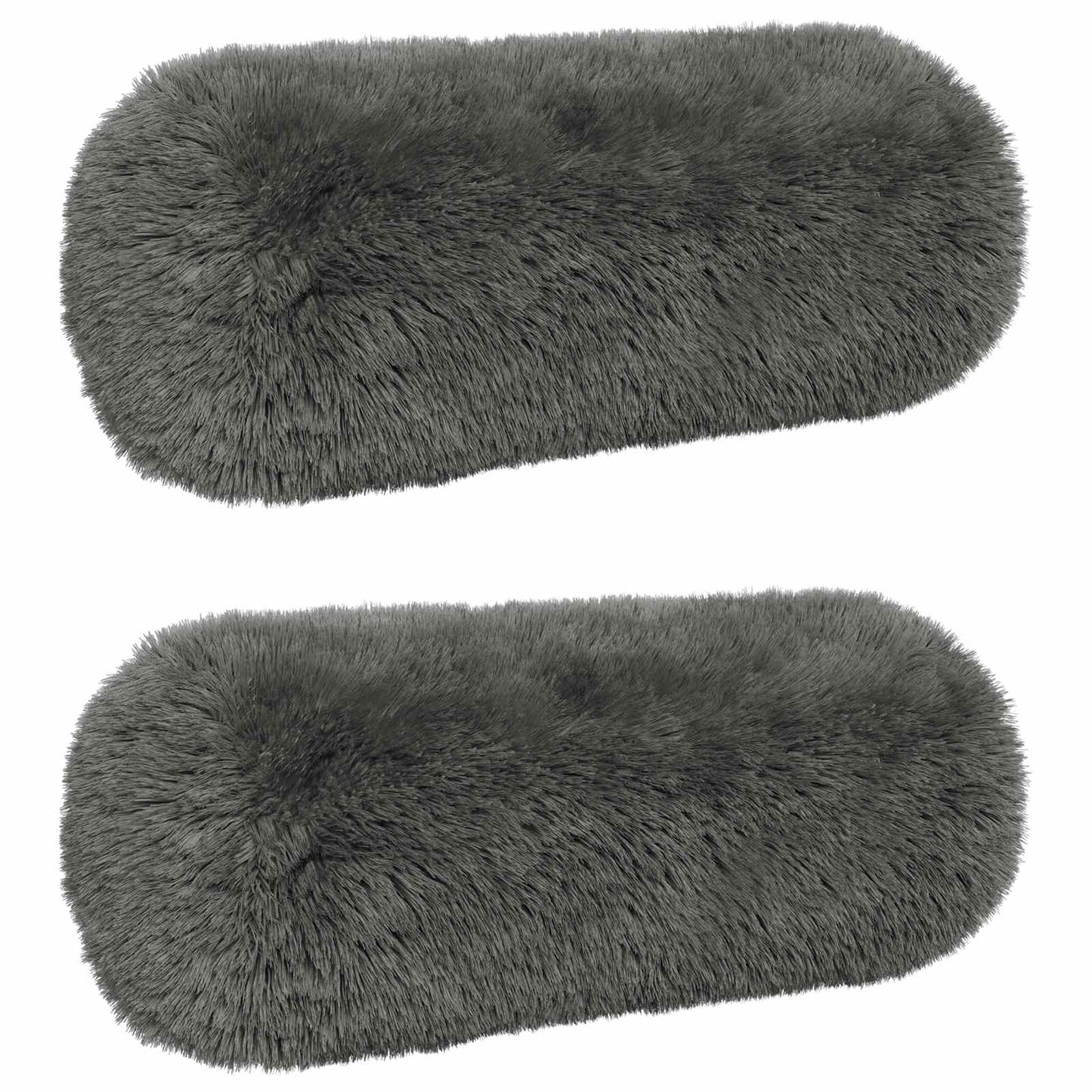 Pudebetræk 2 pcs HEERLEN Lysegrå Ø 15 x 40 cm PV Fleece