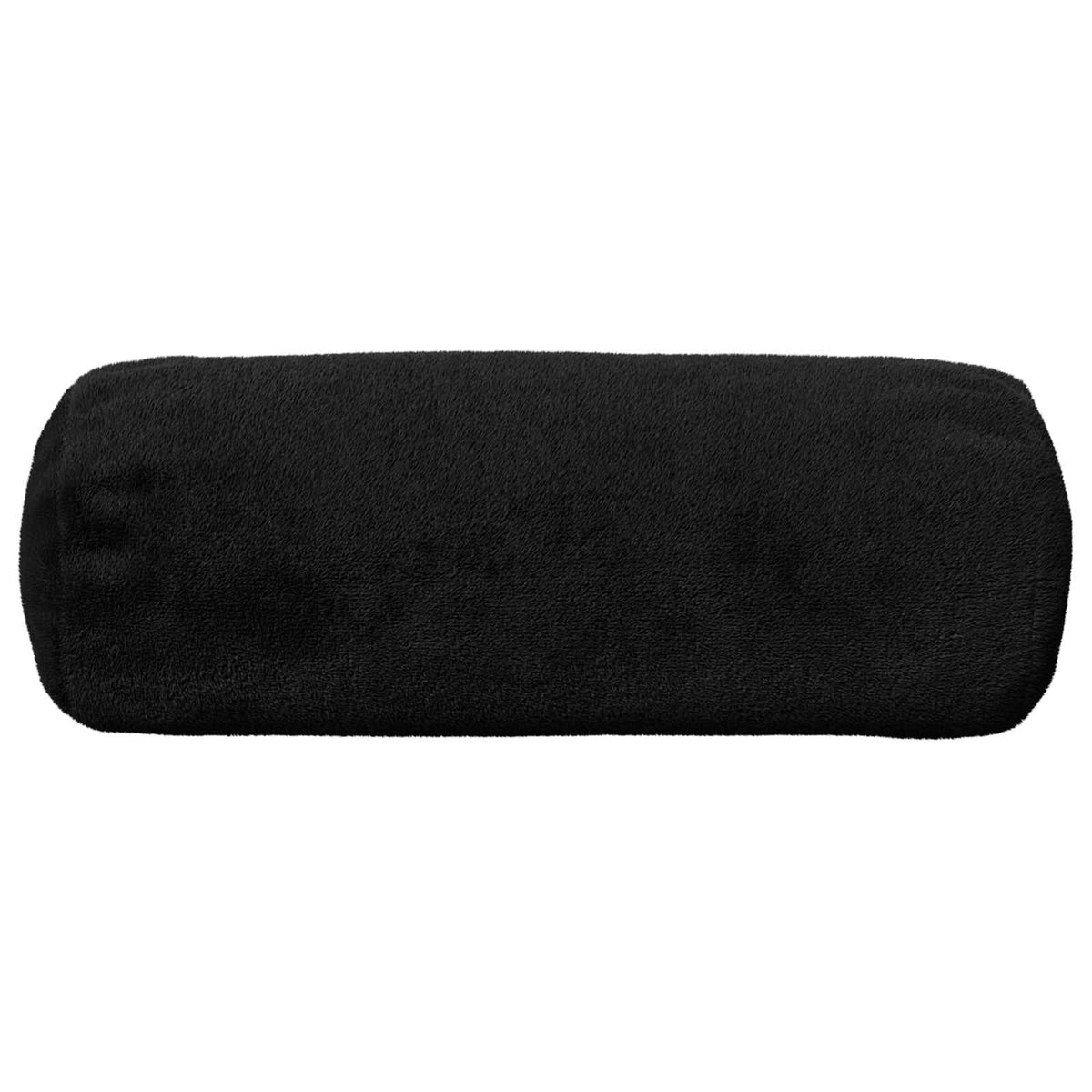 Pudebetræk 6 pcs HEERLEN Sort Ø 15 x 40 cm Flannel