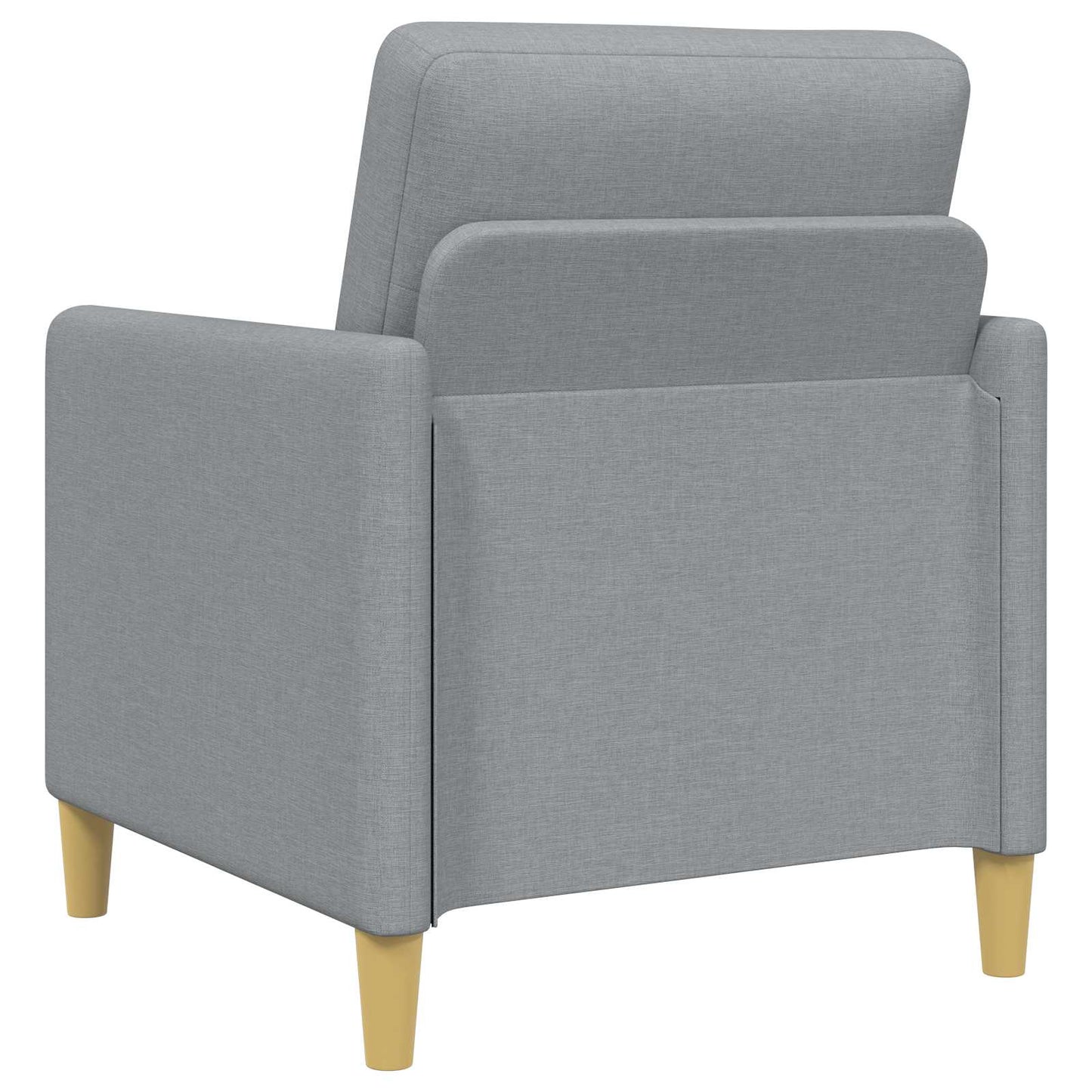 Sofa sæt med opbevaring 2 stk. Lysegrå Polyester