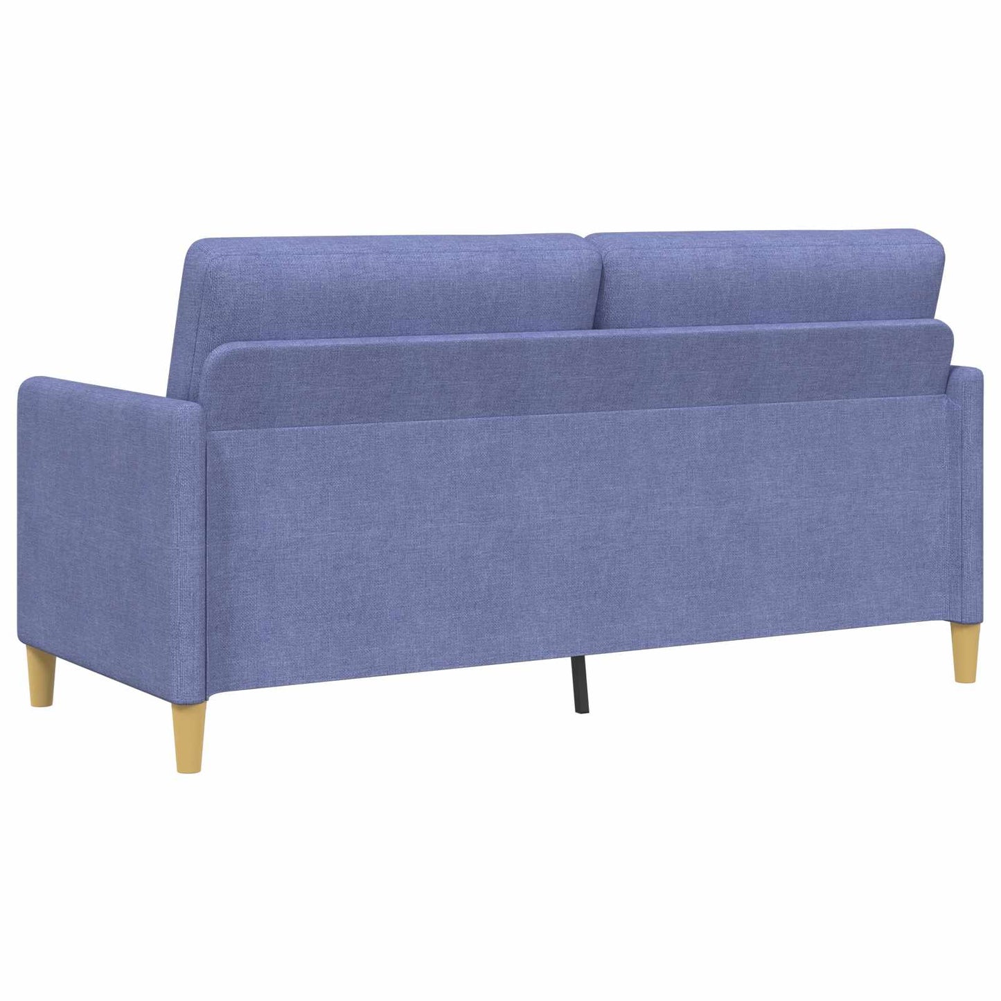 Sofa sæt med opbevaring 2 stk. Jeans blå Polyester