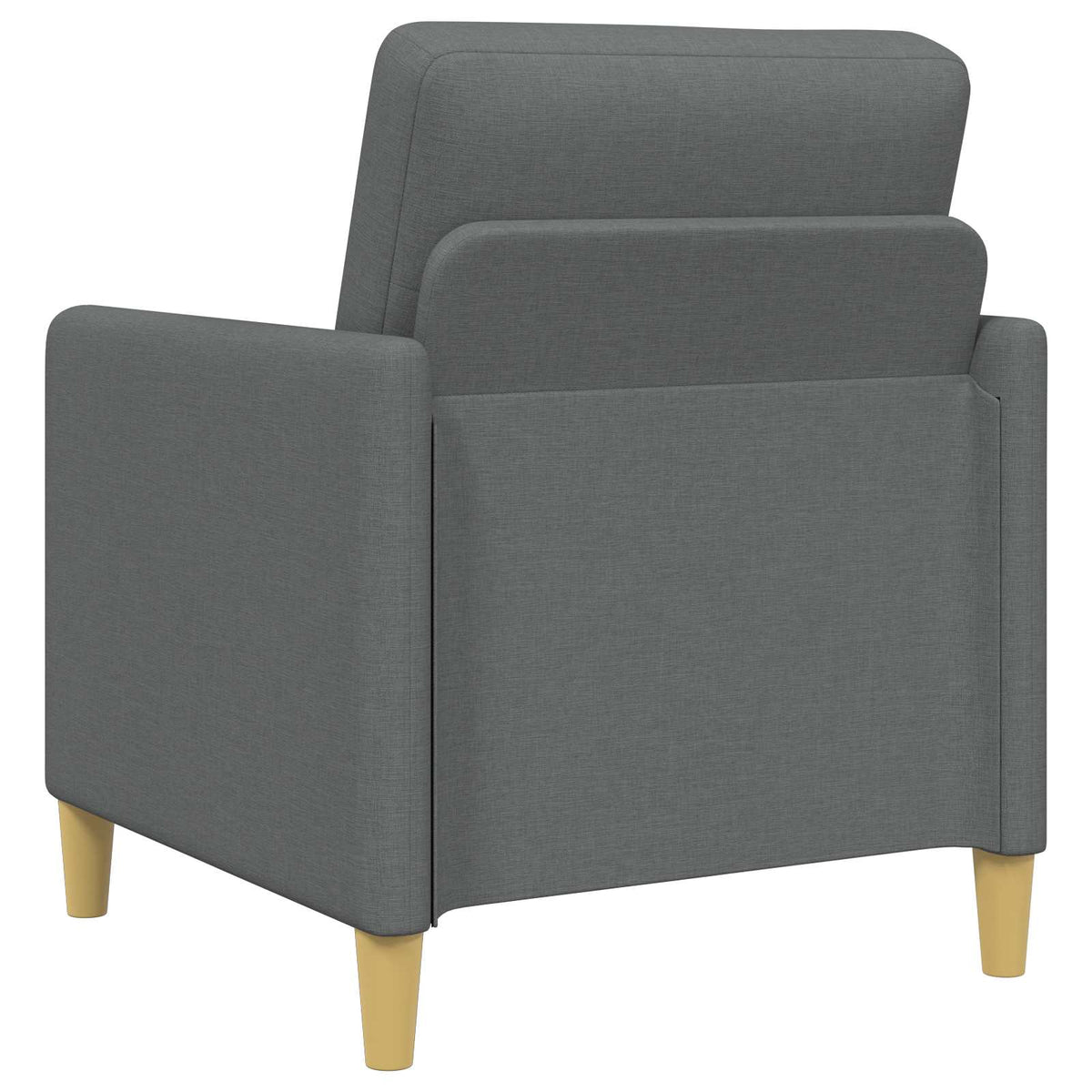 Sofa sæt med opbevaring 2 stk. Mørkegrå Polyester