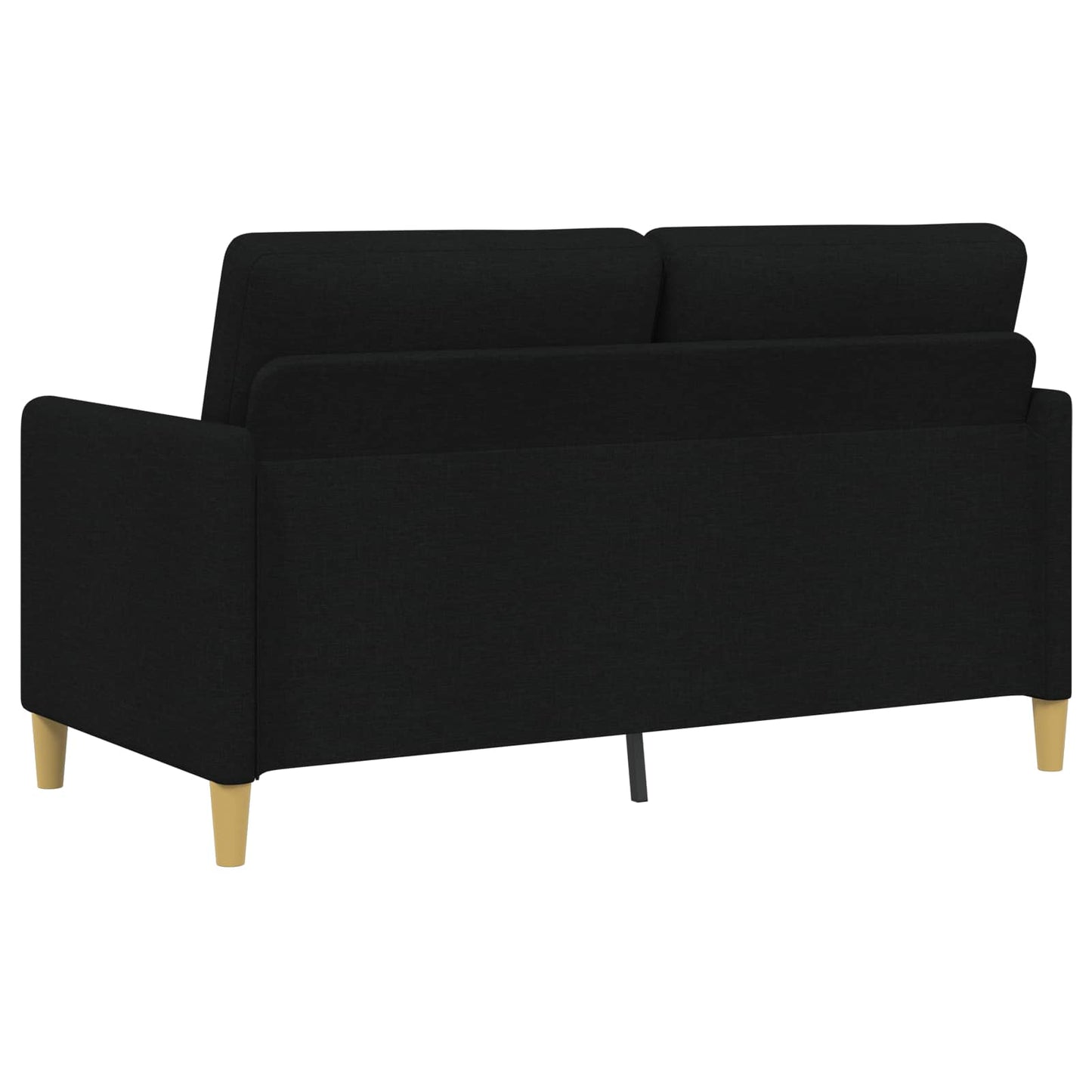 Sofa sæt med opbevaring 2 stk. Sort Polyester