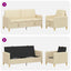 Sofa sæt med opbevaring 2 stk. Cremefarvet Polyester