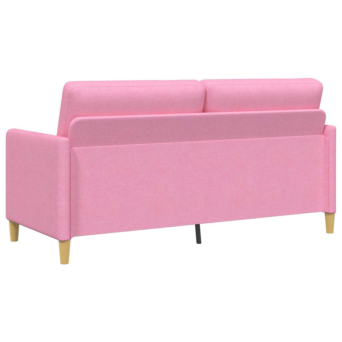 Sofa sæt med opbevaring 2 stk. Lyserød Polyester