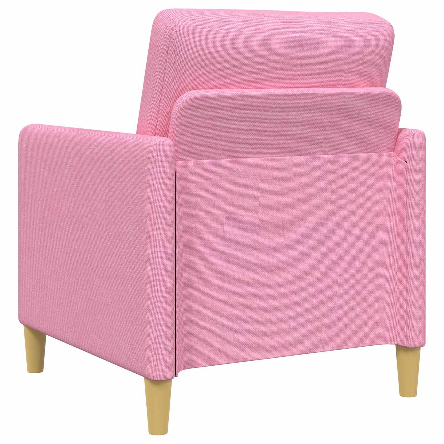 Sofa sæt med opbevaring 2 stk. Lyserød Polyester