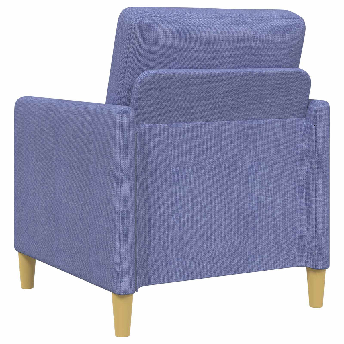 Sofa sæt med opbevaring 2 stk. Jeans blå Polyester