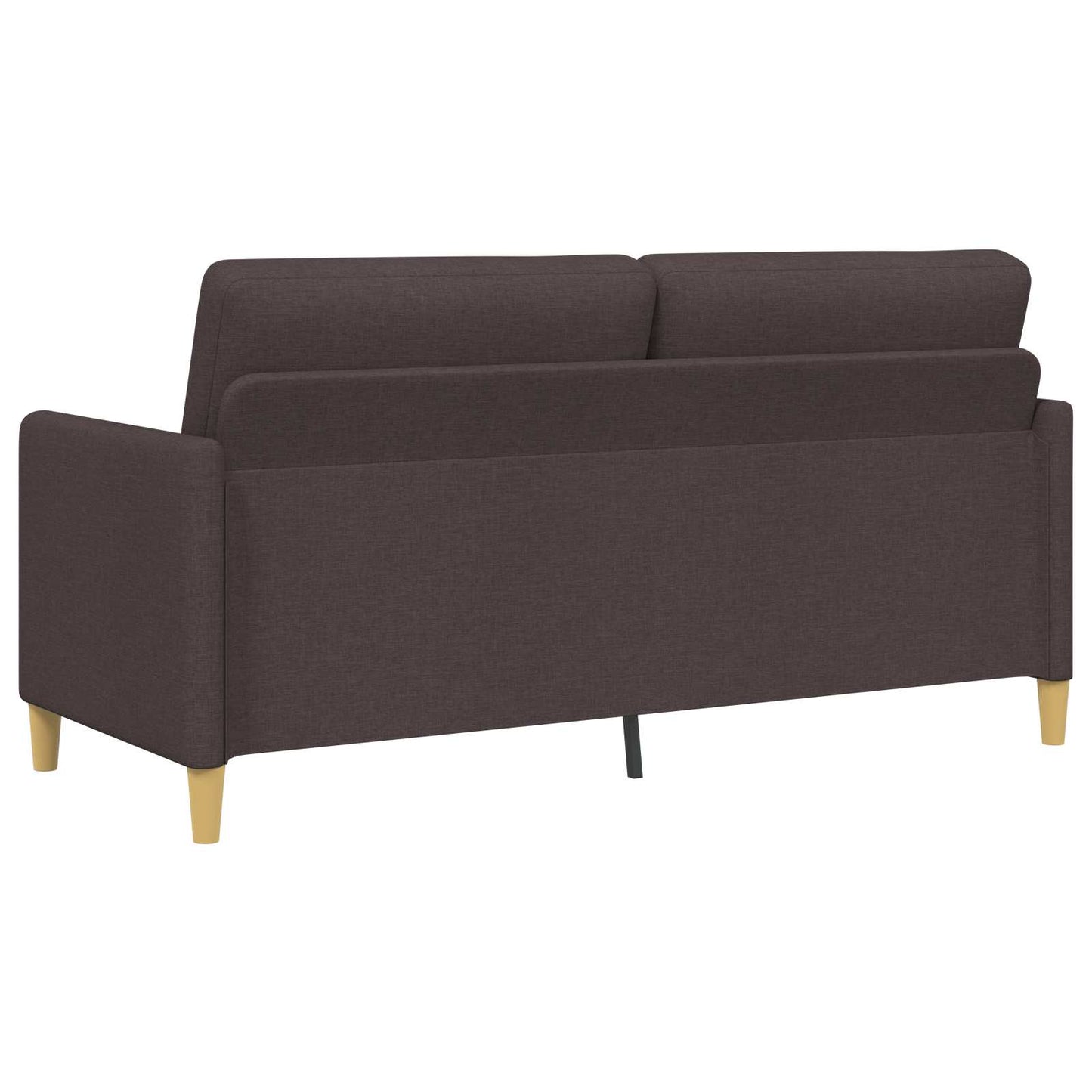 Sofa sæt med opbevaring 2 stk. Mørk Brun Polyester