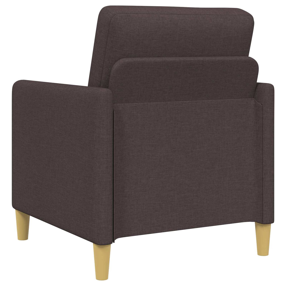 Sofa sæt med opbevaring 2 stk. Mørk Brun Polyester