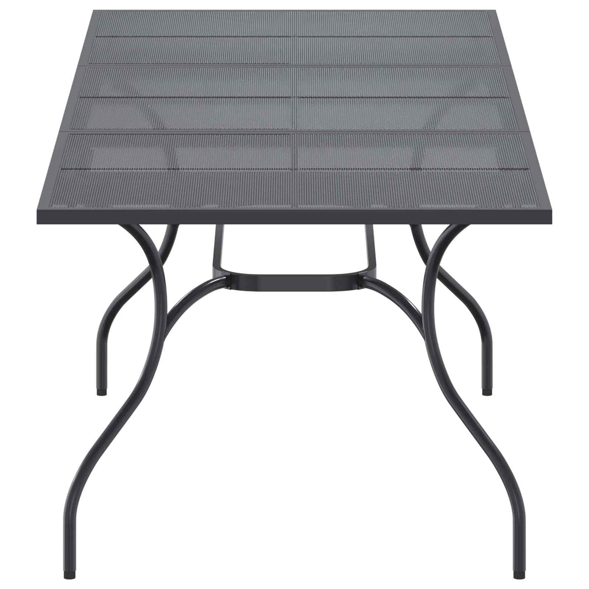 Udvidelig Mesh Spisebord Antracit 212 x 90 x 76 cm Stål