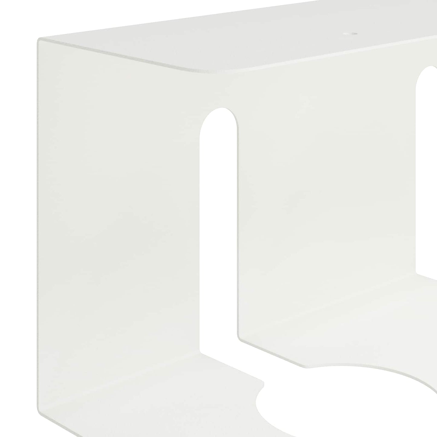Under bordkablehåndteringstrå 2 stk. Hvid 43 x 12 x 10 cm Stål