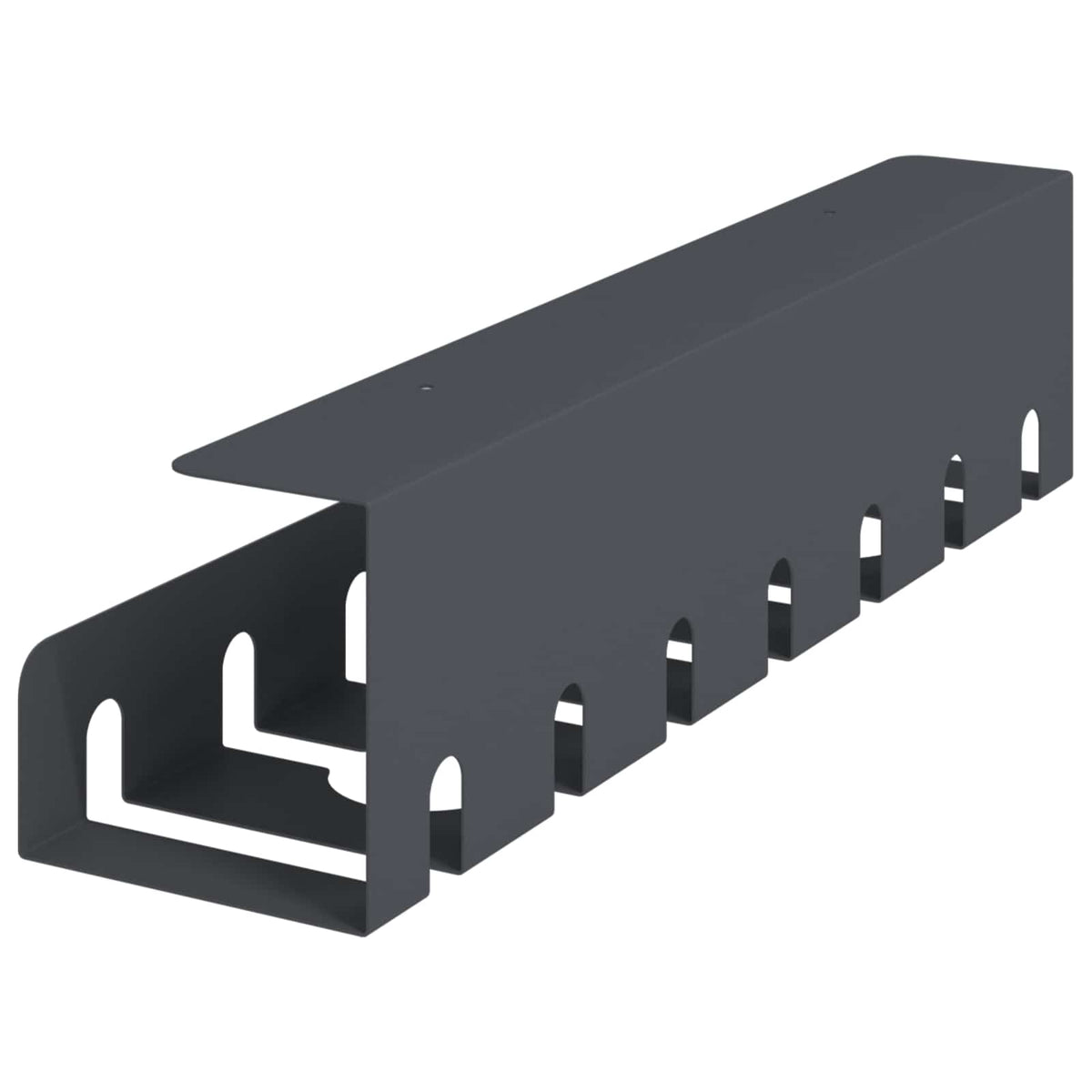Under bordkablehåndteringstrå 2 stk. Antracit 43 x 10 x 10 cm