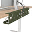 Under bordkablehåndteringstrå 2 stk. Olivengrøn 43 x 10 x 15 cm