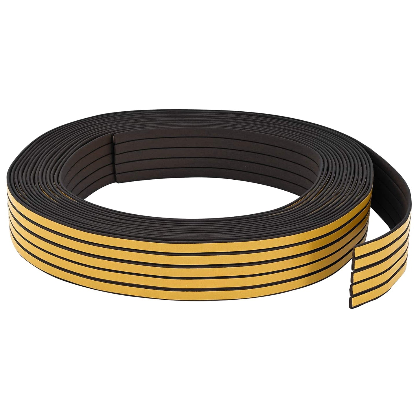 Selvklebende vindues tætningsbånd Sort 8 x 2 mm 25 m EPDM-skum
