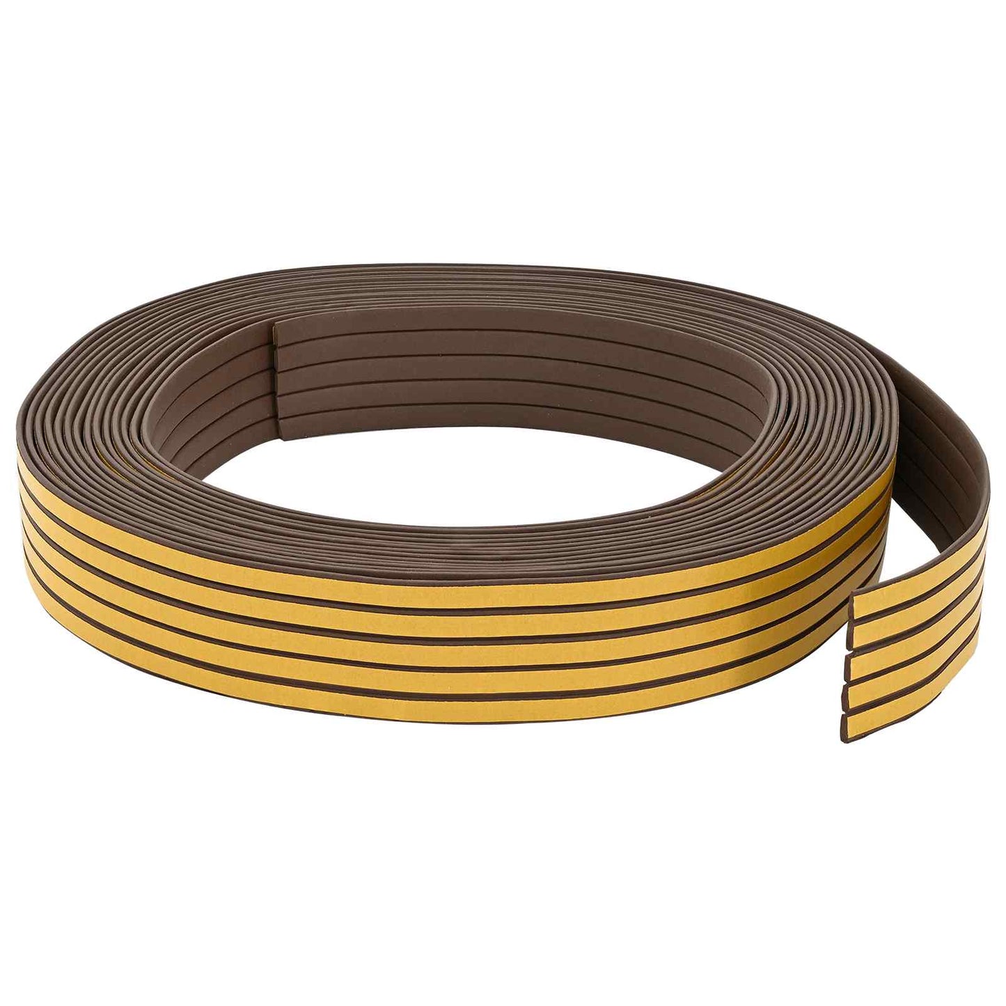 Selvklebende vindues tætningsbånd Brun 8 x 2 mm 25 m EPDM-skum