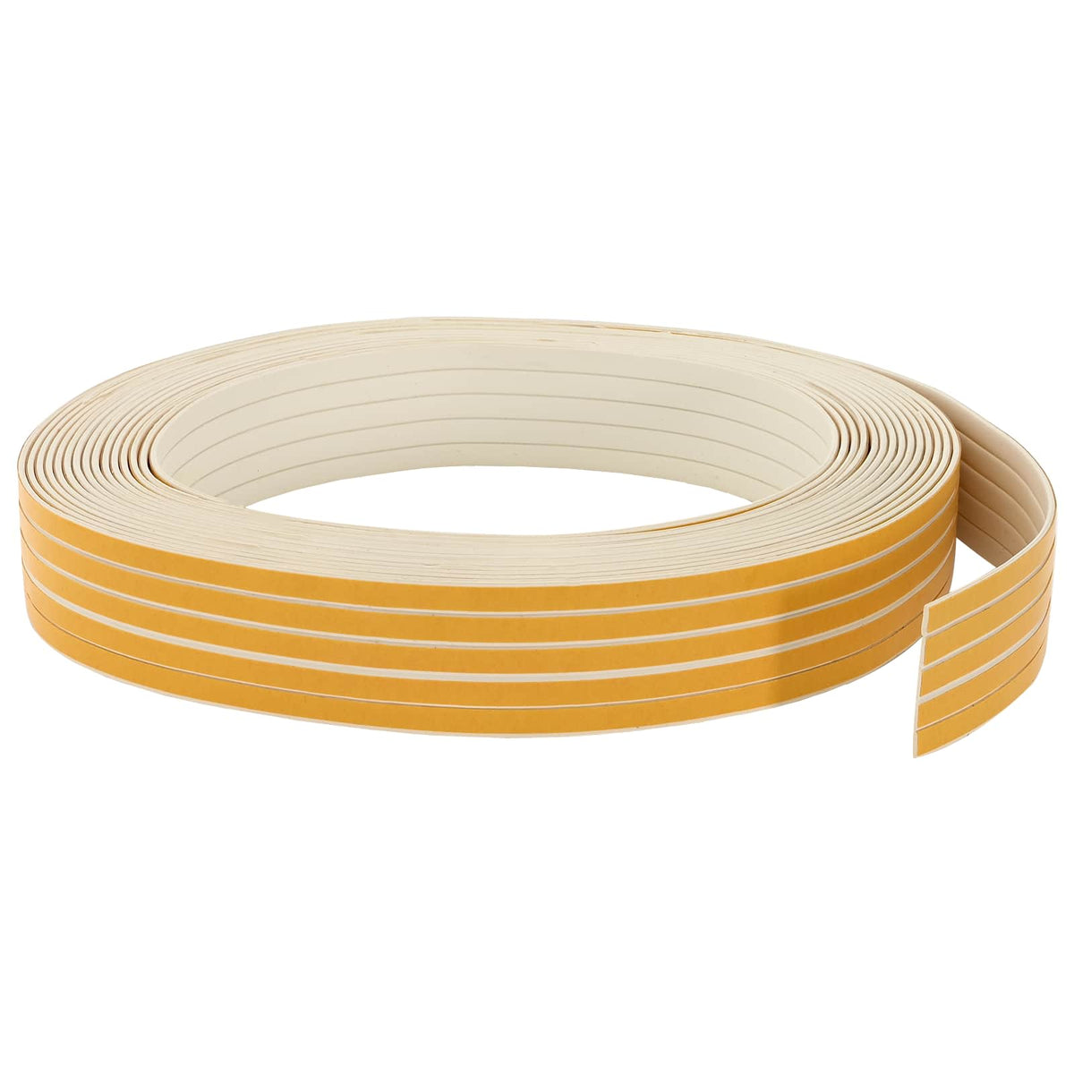 Selvklebende vindues tætningsbånd Hvid 9 x 3 mm 25 m EPDM-skum