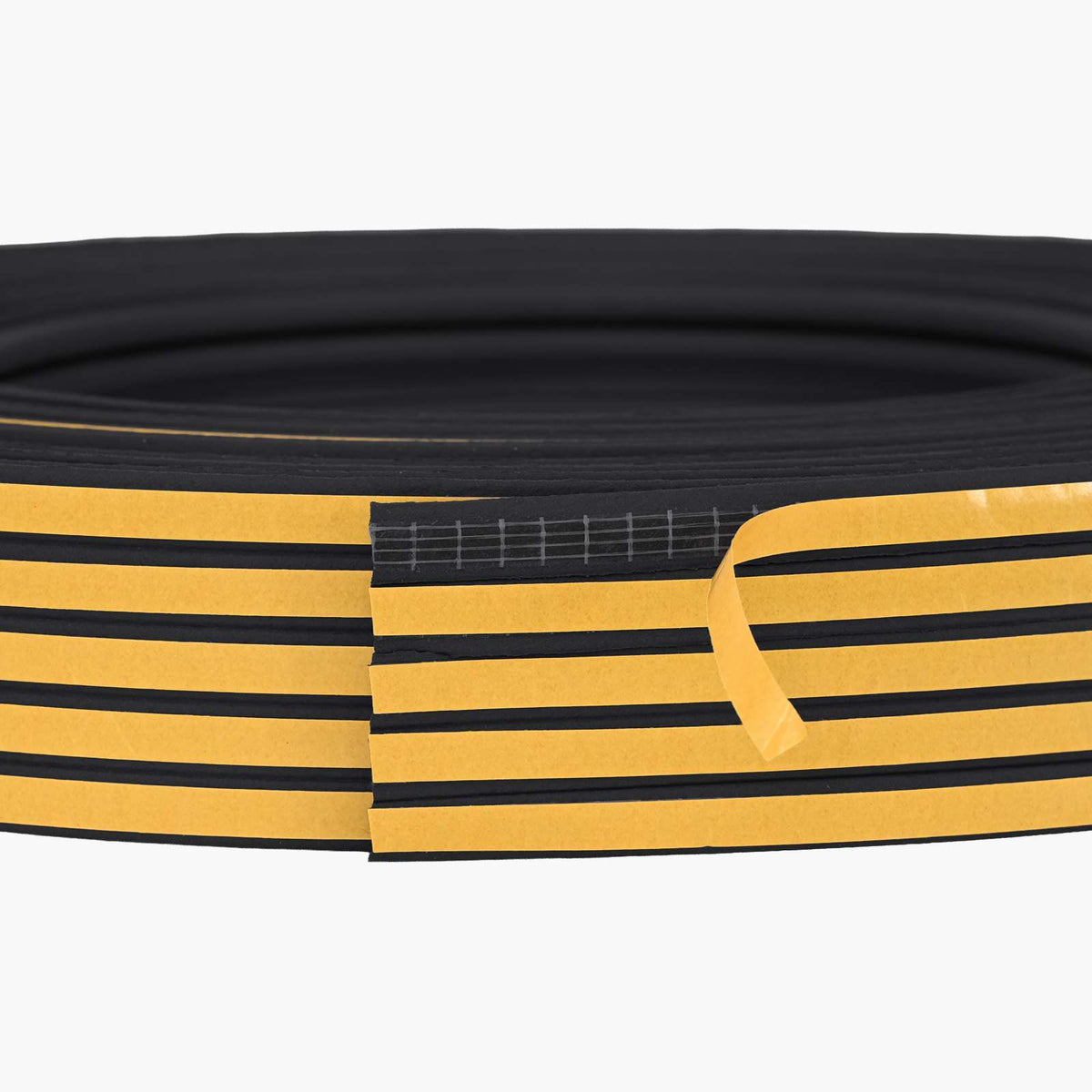 Selvklebende vindues tætningsbånd Sort 9 x 3 mm 50 m EPDM-skum