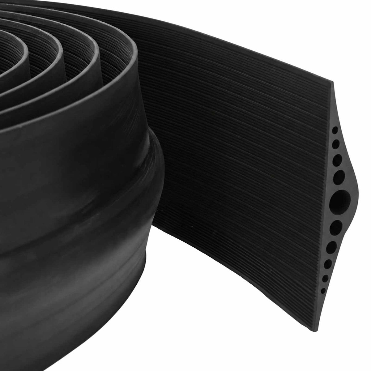 Garage Gulvforsegling Sort 155 x 28 mm 1 m EPDM gummi