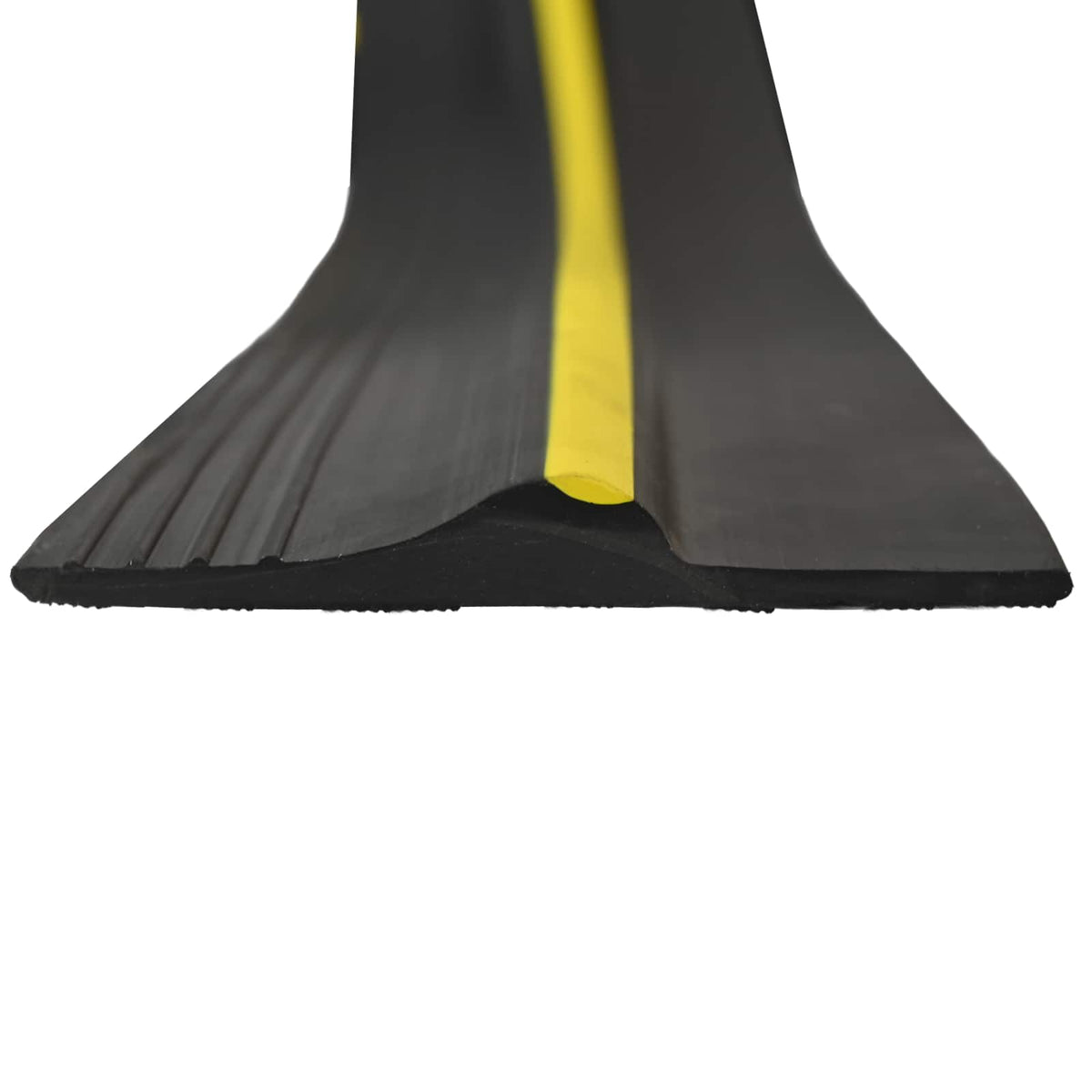 Garage Gulvforsegling Sort og Gul 12 x 90 mm 5,5 m PVC