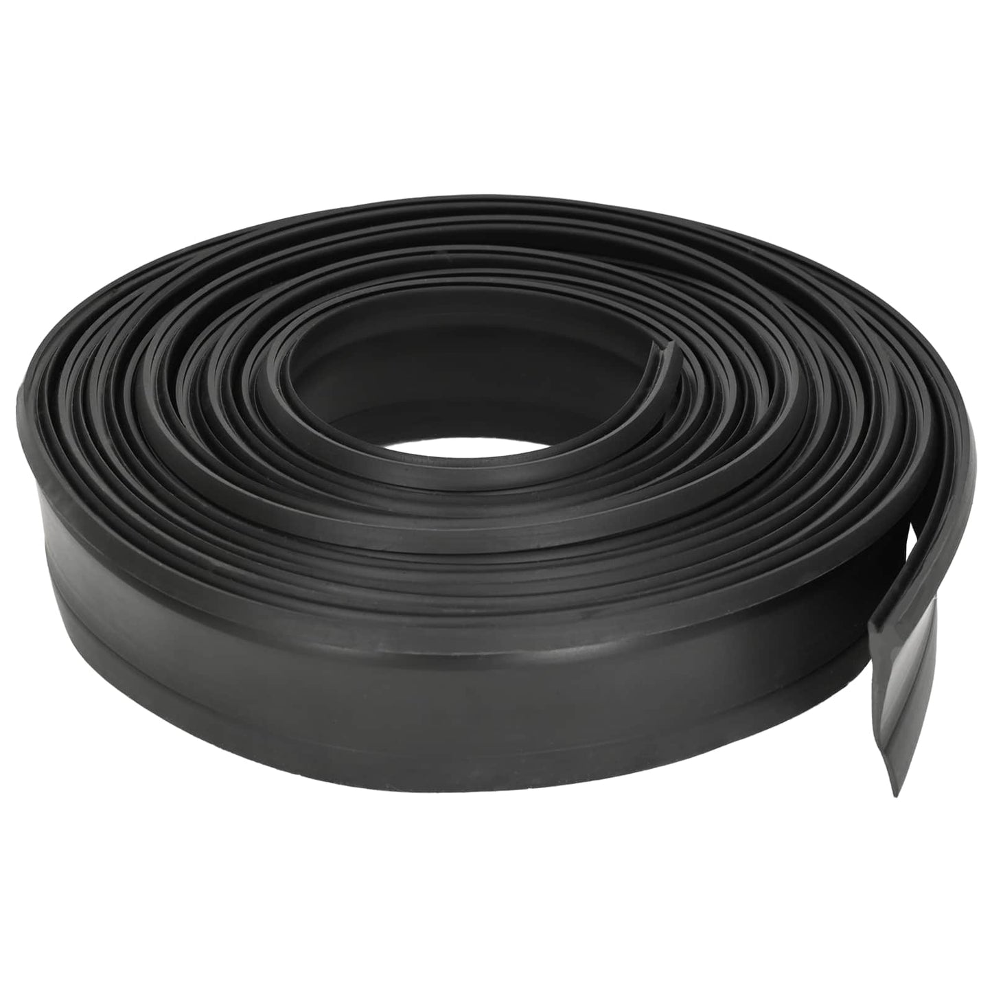 Garage Dør Tætning Sort 52 x 2 mm 5,5 m PVC