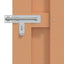 Haveport 100 x 112 cm WPC og Aluminium Brun