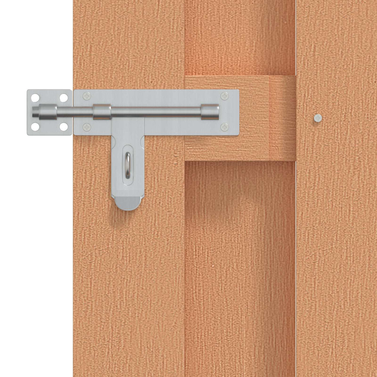 Haveport 100 x 150 cm WPC og Aluminium Brun
