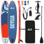 Oppustelig Stand Up Paddle Board SCYLLA 335 x 76 x 15 cm Blå