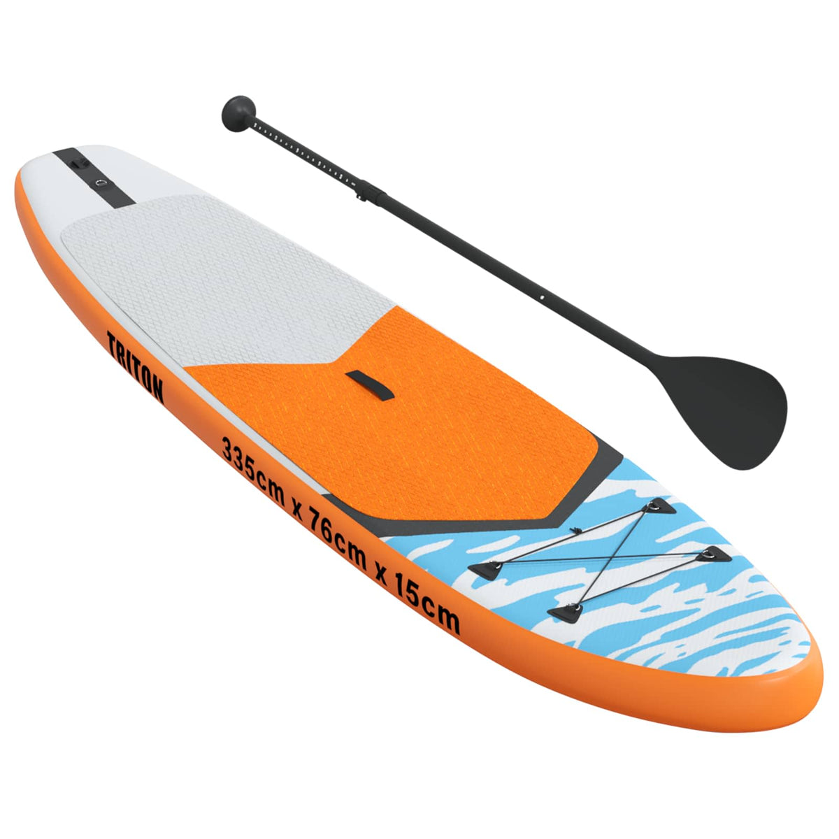 Oppustelig Stand Up Paddle Board TRITON 335 x 76 x 15 cm Blå