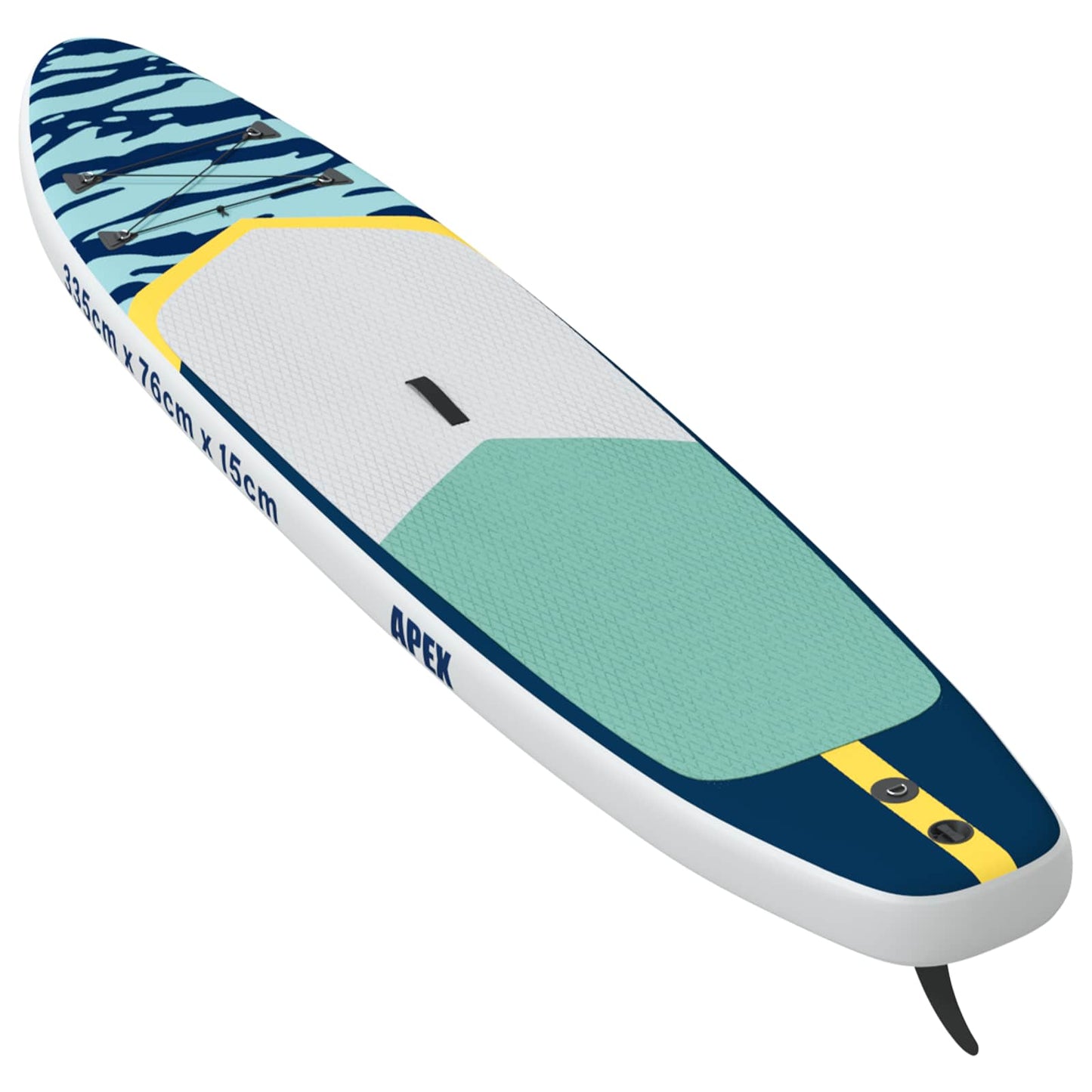 Oppustelig Stand Up Paddle Board APEX 335 x 76 x 15 cm Blå