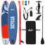 Oppustelig Stand Up Paddle Board SCYLLA 366 x 81 x 15 cm Blå