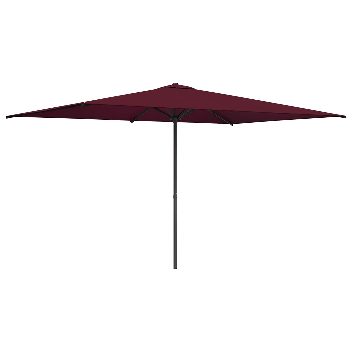 Havesol 200 x 300 cm Polyester Rektangulær Bordeaux Rød